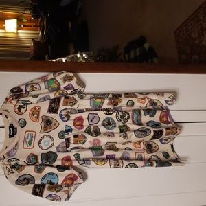 Desigual scout badge dress